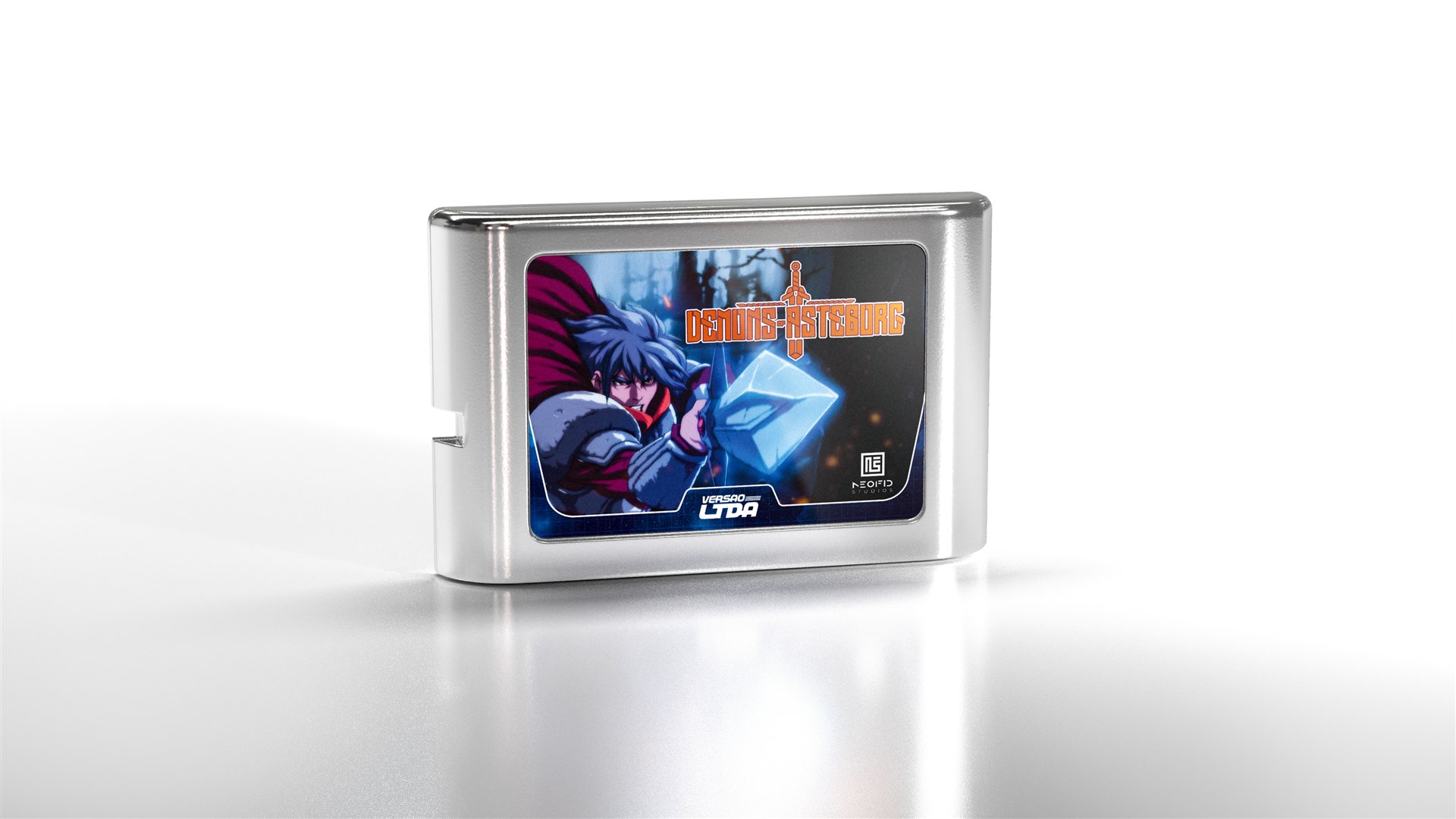 Placas internas do cartucho com tecnologia Mega Drive